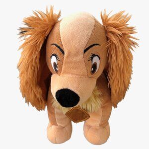 Disney "Lady" From Lady And The Tramp Movie Authentic Plush Stuffed 11" Sitting